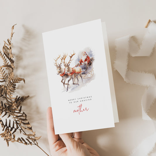 Editable Elegant Holiday Card Template