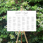 Quentin Minimalist Alphabetical Seating Chart Sign