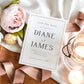 Diane Elegant Save The Date Template