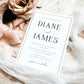 Diane Elegant Wedding Invitation Template