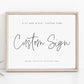 Angie Editable Modern Wedding Sign