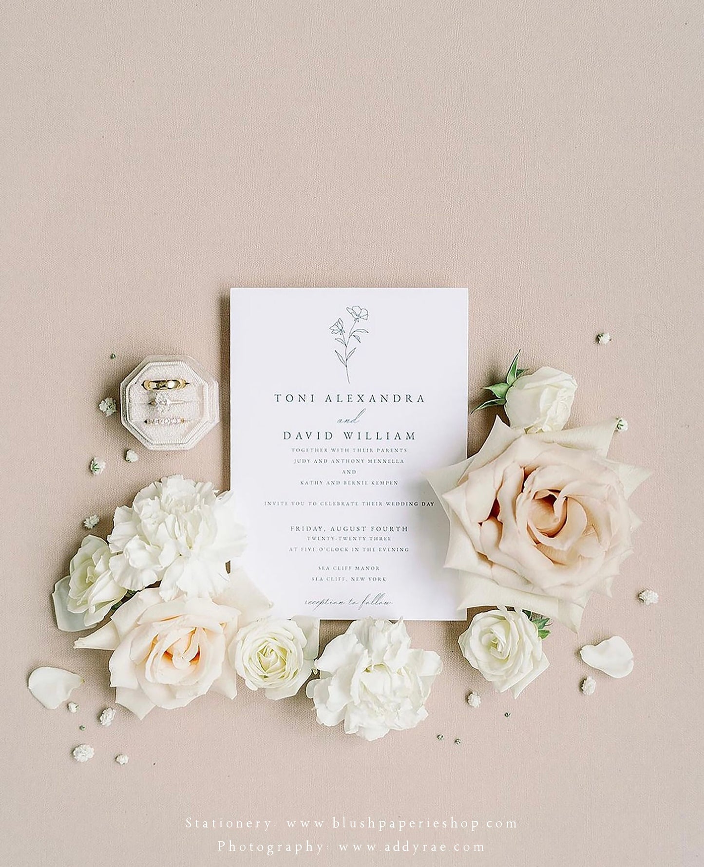 Catherine Botanical Wedding Invitation