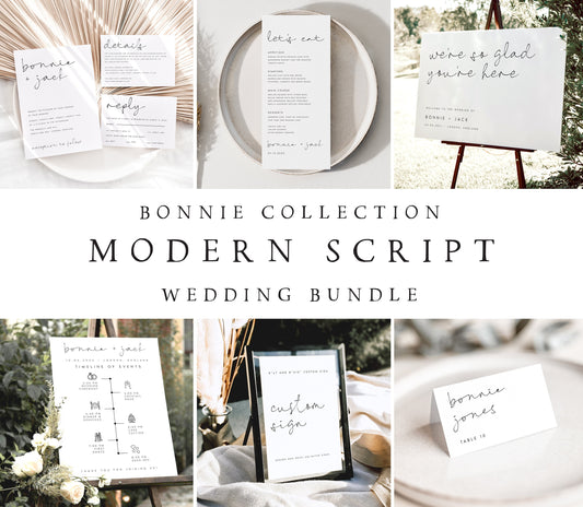 Bonnie Modern Wedding Bundle