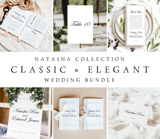 Natasha Elegant Wedding Bundle