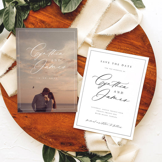 Cynthia Save the Date Invitation Template