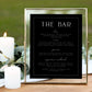 Leah Bar Menu Template