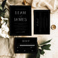 Leah Minimalist Wedding Invitation Printable Template