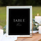 Leah Minimalist Modern Table Number Template