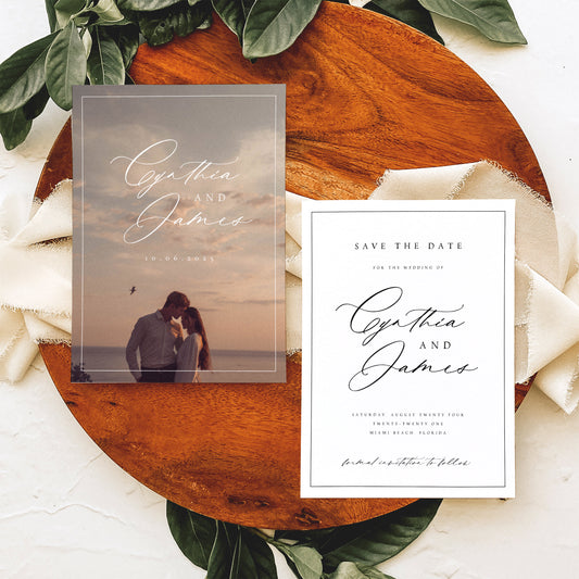 Cynthia Save the Date Invitation Template