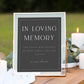 Anya In Loving Memory Sign Template