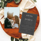 Anya Elegant Photo Wedding Invitation Template Set