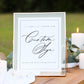 Cynthia Portrait Wedding Sign Template