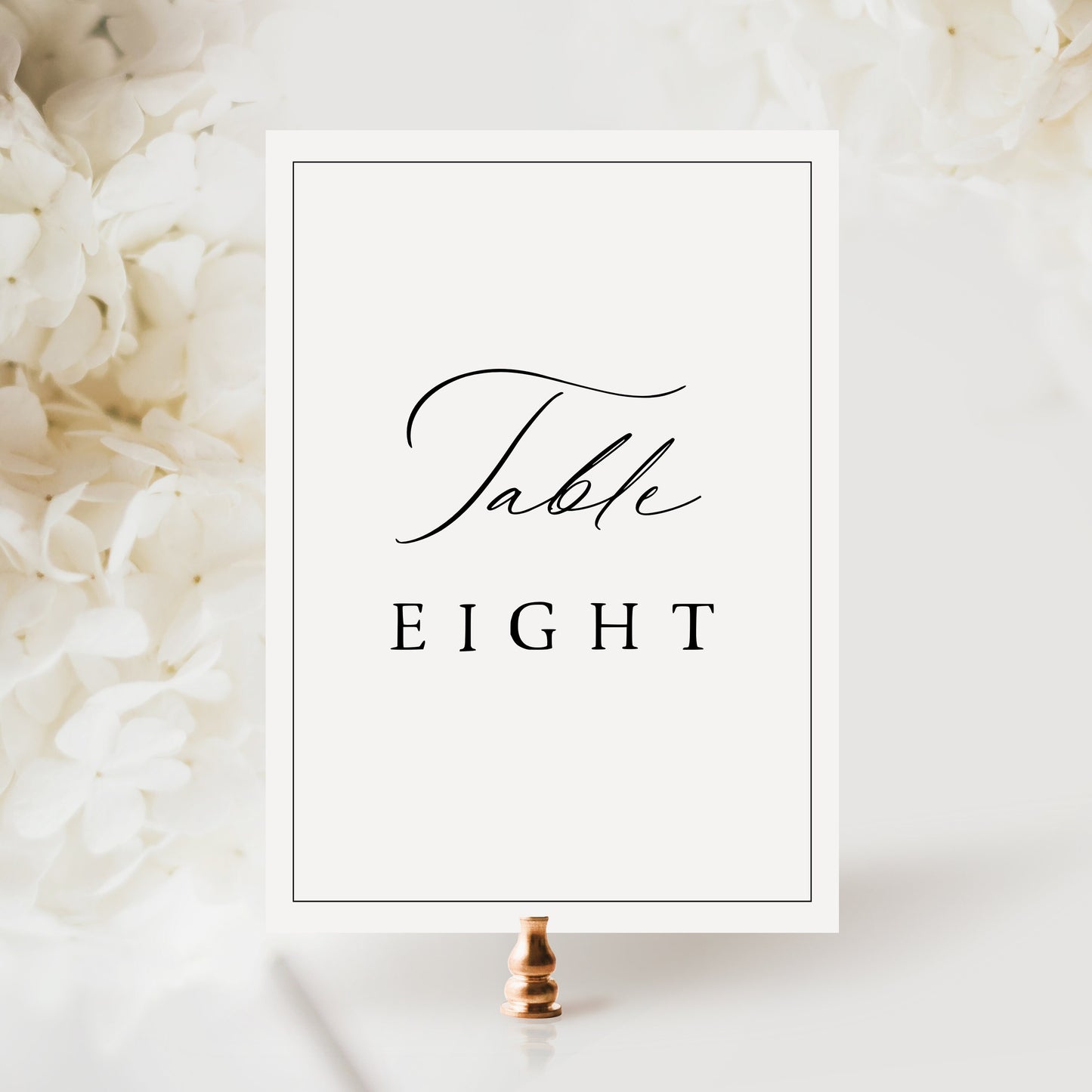 Cynthia Wedding Table Numbers Printable