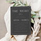 Anya Wedding Rehearsal Invitation Template