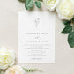 Catherine Botanical Wedding Invitation Template